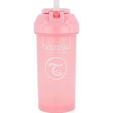 Twistshake Straw Cup Sızdırmaz Içecek Şişesi, Yumuşak 360 Ml, Çocuklar Için Pipetli Bardak, 6 Aylıkt