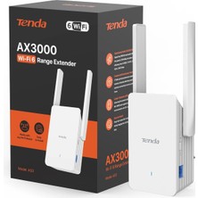 A33 AX3000 Wi-Fi 6 Tekrarlayıcı, Wifi Sinyal Güçlendirici, 2.4ghz/5ghz Çift Bant, Yönlendiricilerle