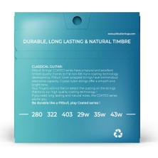 Klasik Gitar Teli Coated Seri Normal Tansiyon Set Ccg Nt