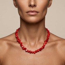 THEIA GemWorks Ena - Mercan Taşlı Kolye