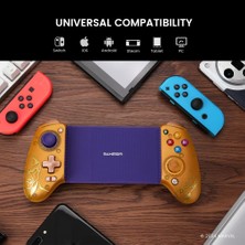 G8 Bluetooth Mobile Game Controller For Switch & Ios & Android & Tablets, Wireless Gamepad – Hall Ef