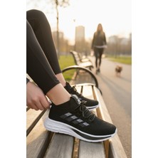 Enoch Kadın Hafif Koşu Ayakkabısı Nefes Alan Triko Örgü Sneaker