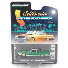Greenlight California Lowriders 1971 Cadillac Coupe Deville 1/64 Model Araba