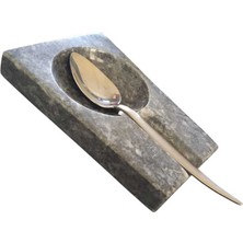 Feyza Design Doğal Taş Mermer Kaşıklık, Tezgah Üstü Şık ve Modern Tasarım