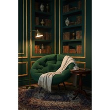 AVYNA Palace Luxury Edition Tekli Koltuk Berjer Tv & Dinlenme Koltuğu | Ergonomik ve Şık Tasarım - Yeşil