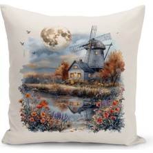 Bertille Home Ilkbahar Serisi Çift Tarafı Dijital Baskılı Kırlent Kılıfı (Spring Easter Paskalya)