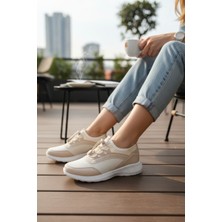 Enoch Kadın Esnek Yakalı Çorap Tipi Günlük Fileli Spor Ayakkabı