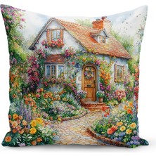 Bertille Home Ilkbahar Serisi Çift Tarafı Dijital Baskılı Kırlent Kılıfı (Spring Easter Paskalya)