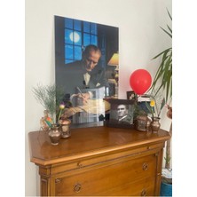 Glitglass Atatürk Cam Tablo – Zarafet ve Anla