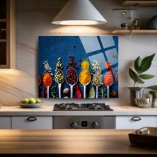 Glitglass Mutfak Cam Tablo - Modern ve Ilgi Çekici Tasarım