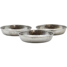 Feyza Design Bakır 3'lü Kahvaltılık Seti, 13 Cm, Şık ve Dayanıklı Tasarım