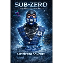 Sera3D Mortal Kombat Scorpion Büyük Boy Figür