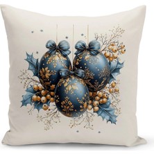 Bertille Home Ilkbahar Serisi Çift Tarafı Dijital Baskılı Kırlent Kılıfı (Spring Easter Paskalya)