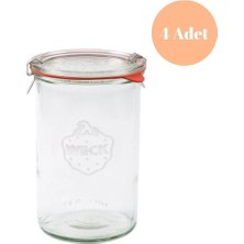 Feyza Design Pratik ve Şık 4'lü 1000 ml Saklama Kavanozu Takımı