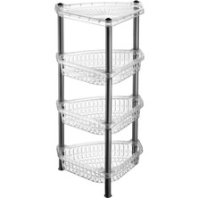 Feyza Design Şık Plastik Üçgen Sebzelik, Sağlıklı ve Pratik Saklama Çözümü