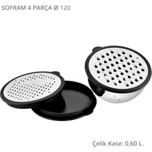 Feyza Design 12 cm 4 Parça Renkli Saklama Kabı Seti, 0,60 Litre, Pratik ve Şık Tasarım