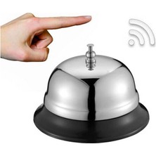 Akinco Resepsiyon Zili - Masa Zili Otel Resepsiyon Görevli Çağırma Çanı Gümüş