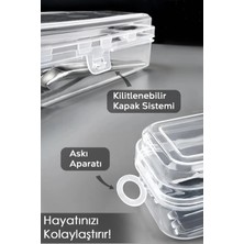 A&A 6'lı Çatal Bıçak Kaşık Takımı Saklama Kutusu Seti Çeyizlik Organizer Düzenleyici Saklama Kabi
