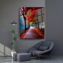 Glitglass Cam Tablo – Huzur Veren Sokak Manzarası