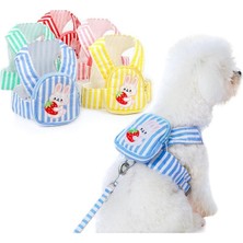 Evcil Hayvan Çantalı Göğüs Gezdirme Tasması Seti