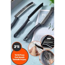 A&A 2 Adet Multi Ince Çok Amaçlı Temizlik Fırçası Derz Arası Banyo Mutfak Lavabo Detay Temizleme Fırçası