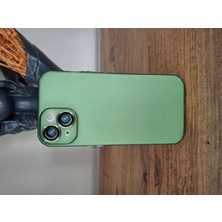 Epro iPhone 15 Uyumlu Ultra Ince Tam Kamera Lens Korumalı Hoparlör Toz Önleycili Mat Şeffaf Kılıf