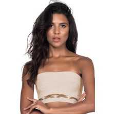 Liyuza Ten Mı Emay 4050 Double Örgü Toparlayıcı Straplez Büstiyer