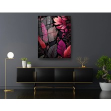 Glitglass Yaprak Desenli Cam Tablo - 4mm Temperli Cam