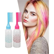 Mucit Home Taraklı Saç Boyama Şişesi Bakım Tarağı Saç Bakım Yağı Aplikatörü Saç Boyama Tarağı Şişesi