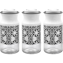 Feyza Design Büyük Boy 3 Parça Baharatlık Seti, Şık ve Kullanışlı Tasarım