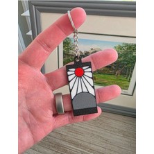 Anka Atölye Demon Slayer Tanjiro Hanafuda Anahtarlık - Anime Temalı Çanta Süsü / Anahtarlık / Hediyelik Eşya