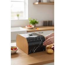 Feyza Design Ahşap Çift Bölmeli Patates ve Soğan Saklama Kutusu, Şık ve Fonksiyonel Tasarım