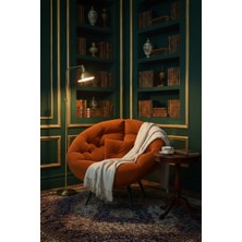 AVYNA Palace Luxury Edition Tekli Koltuk Berjer Tv & Dinlenme Koltuğu | Ergonomik ve Şık Tasarım - Turuncu