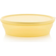 Feyza Design Şeffaf Buzdolabı Saklama Kabı, Süt ve Mısır, 1 Litre