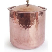 Feyza Design El Dövmesi Bakır Baharatlık, 11CM, Şık ve Kullanışlı Mutfak Aksesuarı