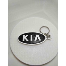 3D VAN TASARIM Kia Logolu Araba Anahtarlığı
