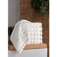 Arliva Home Bukle Nakışlı 6 Lı 30X50 %100 Pamuklu Nehir Mutfak Havlusu