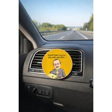 Promosyonik Gönül Kimi Severse Aşk Onda Güzeldir Tasarımlı Fan Petek Kokusu