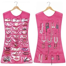 Akinco Elbise Şeklinde Takı Organizeri - Pembe