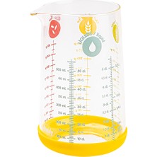 Feyza Design Şeffaf 500ML Borosilikat Cam Sürahi ve Ölçü Kabı Seti