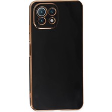 Indispensablely Mi 11 Lite Kılıf Volet Silikon - Siyah