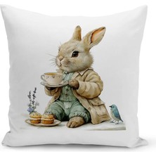 Bertille Home Ilkbahar Serisi Çift Tarafı Dijital Baskılı Kırlent Kılıfı (Spring Easter Paskalya)