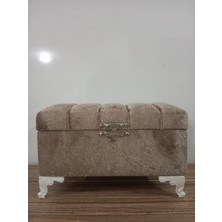 Özgürce Şık Çeyiz Sandığı, Gelin ve Damat Için Zarif Makyaj Saklama Kutusu