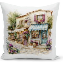 Bertille Home Ilkbahar Serisi Çift Tarafı Dijital Baskılı Kırlent Kılıfı (Spring Easter Paskalya)