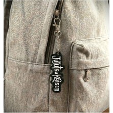 Anka Atölye Jujutsu Kaisen Yazılı Anahtarlık / Çanta Süsü - Anime Temalı Hediyelik Eşya