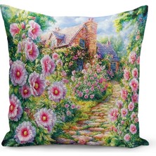 Bertille Home Ilkbahar Serisi Çift Tarafı Dijital Baskılı Kırlent Kılıfı (Spring Easter Paskalya)