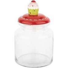 Feyza Design Seramik Kapaklı Kavanoz, 1085ML, Güzel ve Kullanışlı Saklama Çözümü