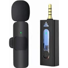 Kablosuz Mikrofon Wireless Tekli Yaka Mikrofonu 3.5mm Aux Girişli Sokak Müzisyenleri Amfi Hoparlör B