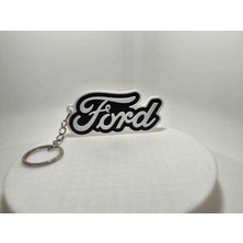 3D VAN TASARIM Ford Logolu Araba Anahtarligi