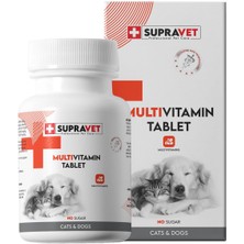 Supravet Kedi ve Köpekler Için Multivitamin Tablet 75 Adet